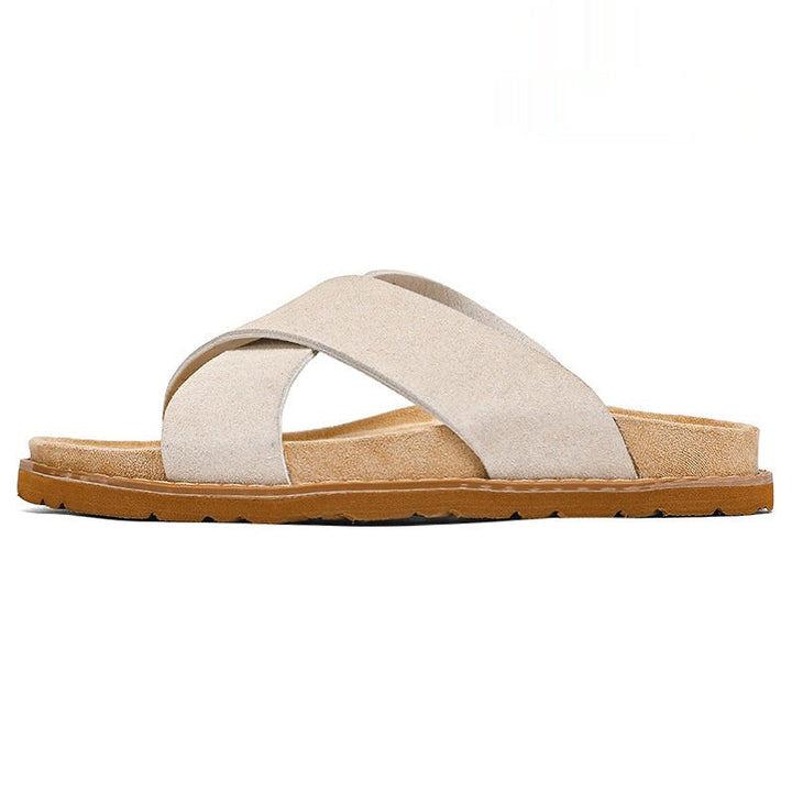 Mens High-end Non-slip Thick-soled Slide Sandals