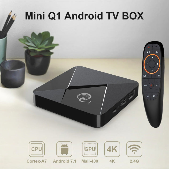 Quad-core Android 7.1 Network Set-top Box Player