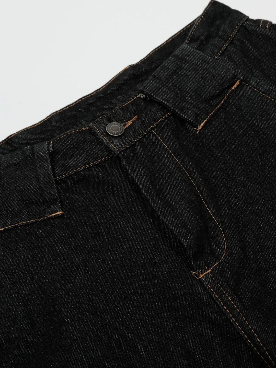 Men's Wide Leg Denim Shorts