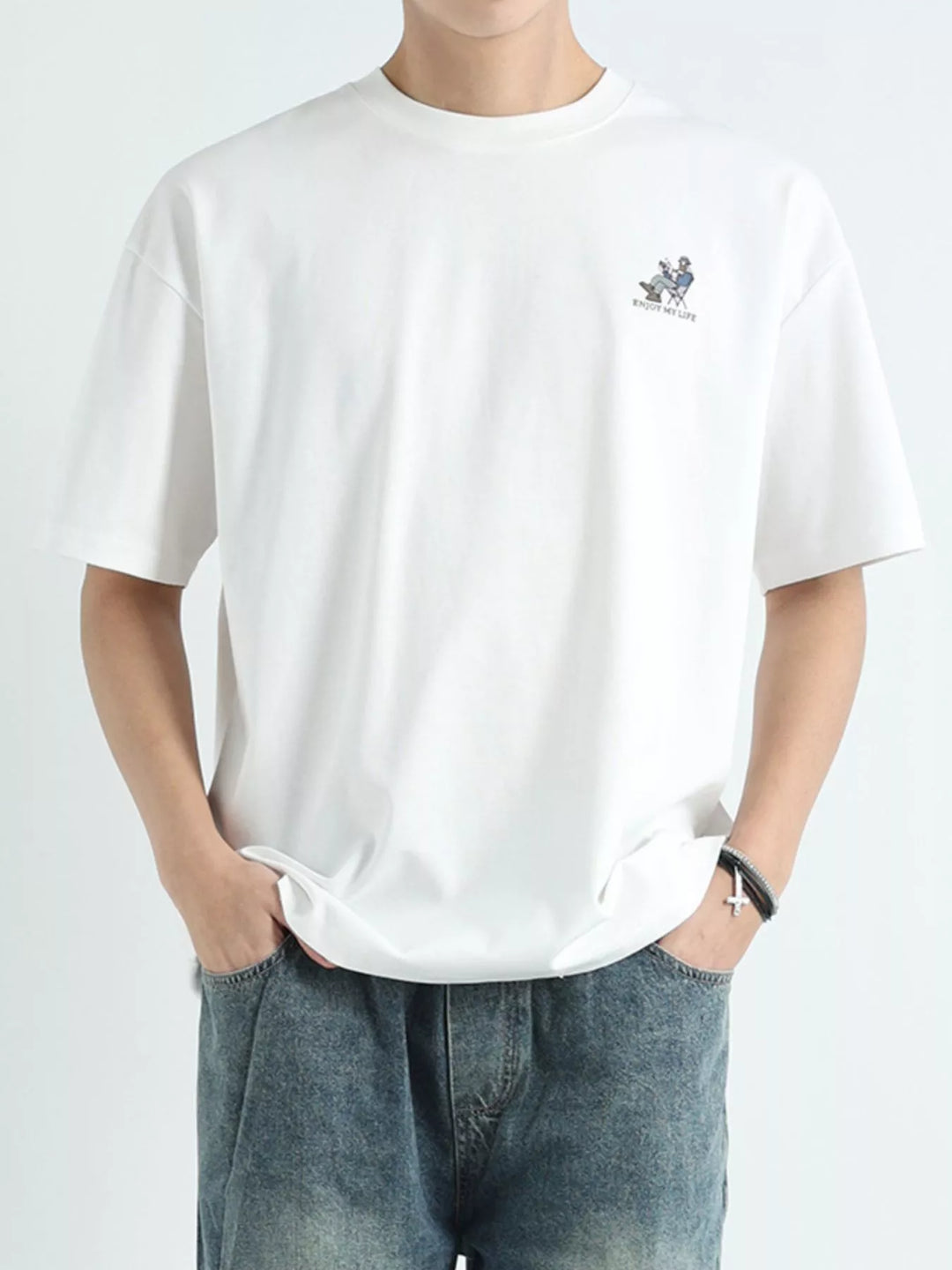 Men's Plus Size Graphic Relaxed Fit T-Shirt