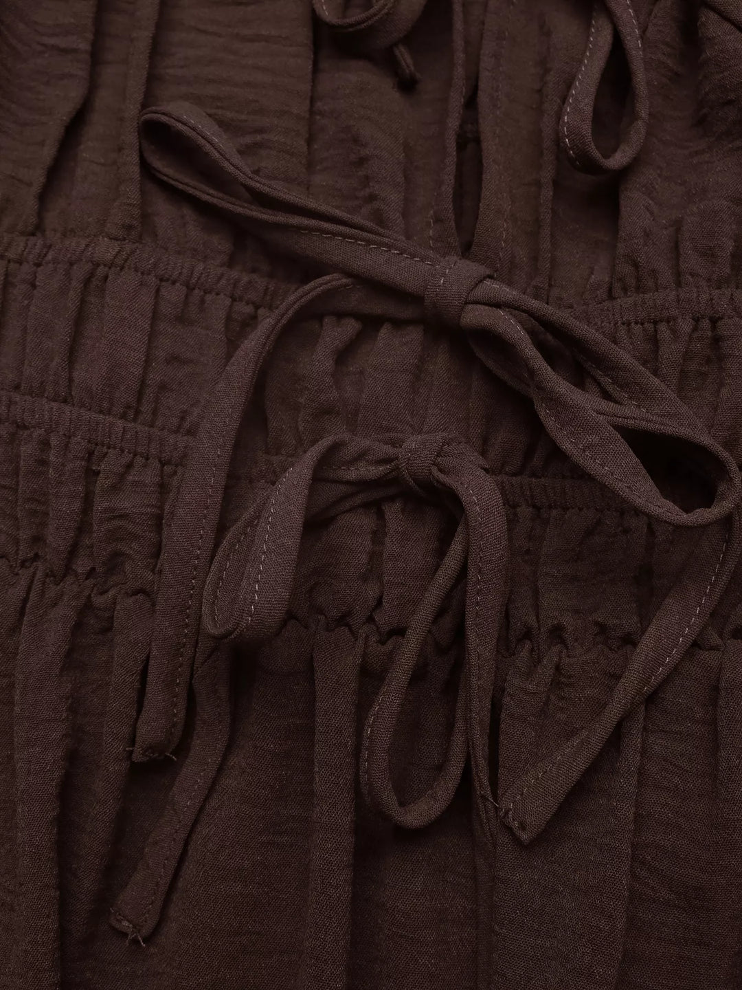 Tie-Front A-Line Dress