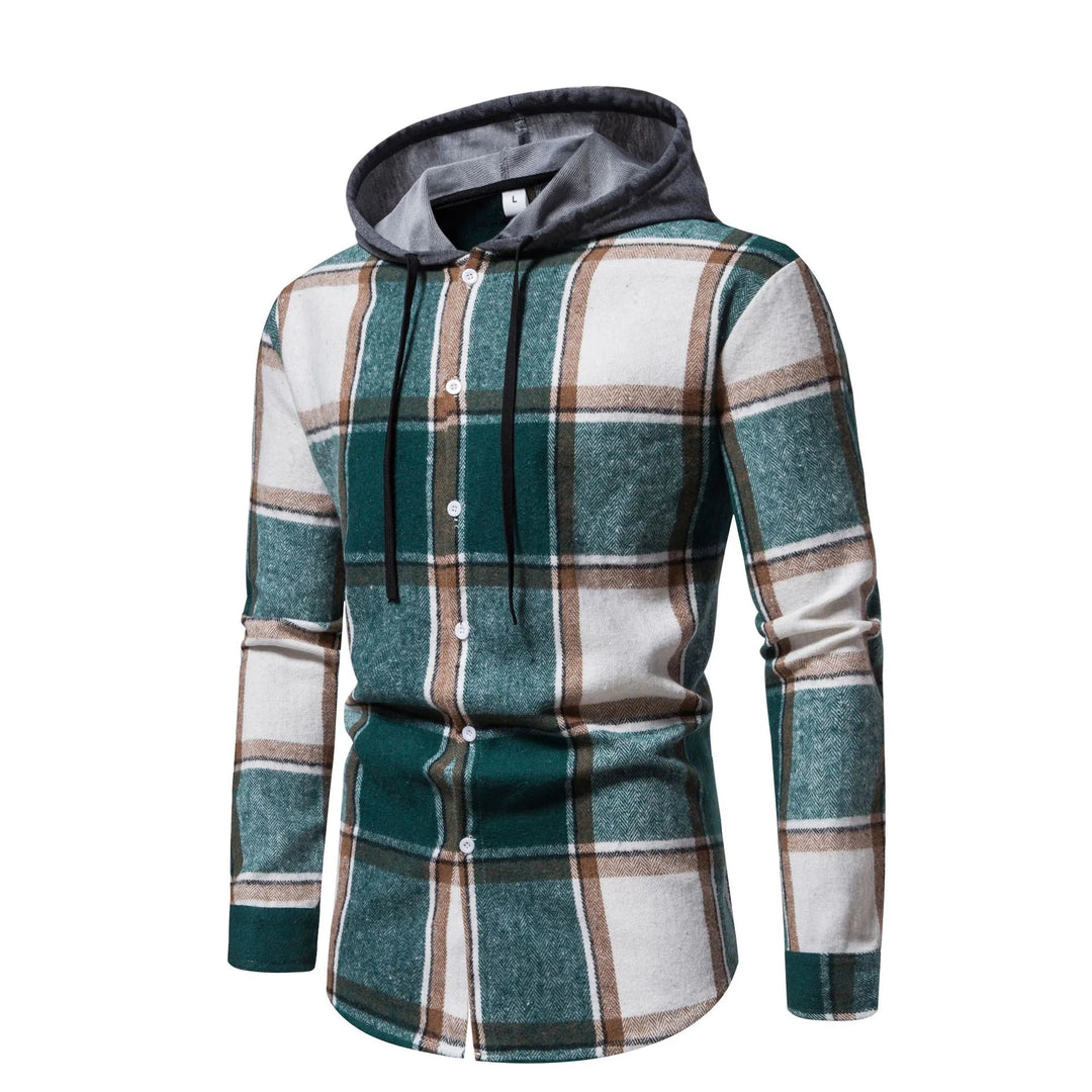 Men's Plaid Button Up Shirt