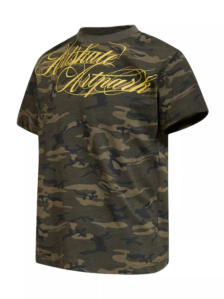 Men's Camouflage Print Short Sleeve T-Shirt