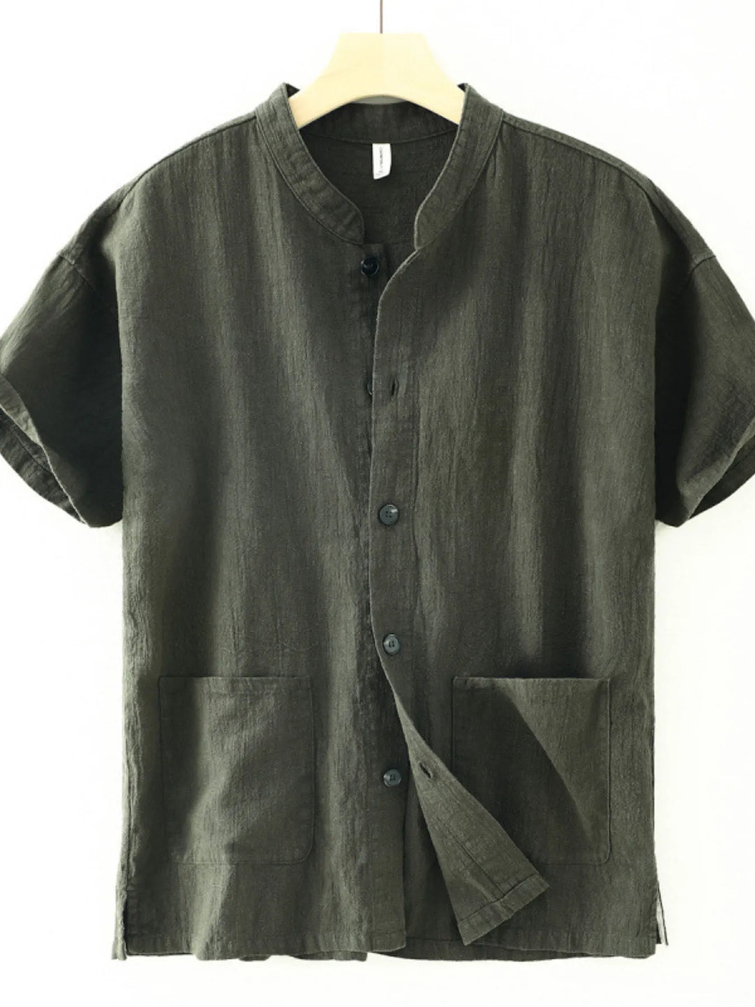 Men's Plus Size Button Up Short Sleeve Shirt