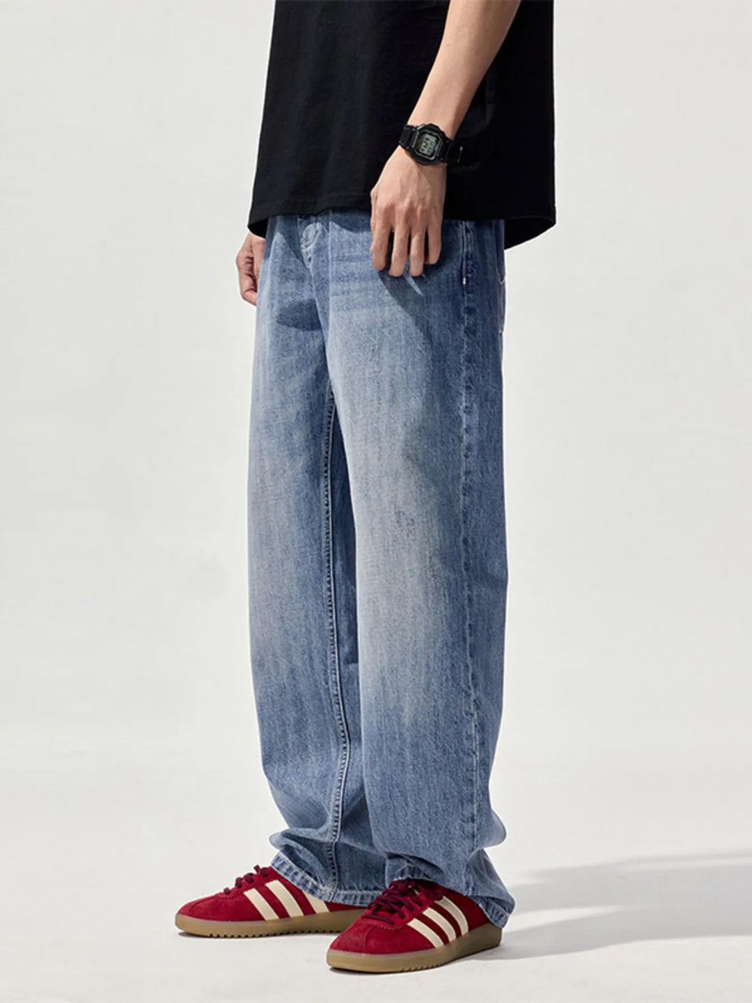 Men's Wide Leg Jeans