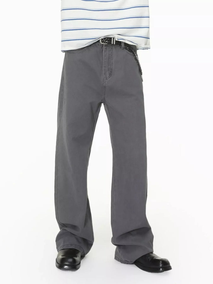Men's Washed Loose Fit Jeans