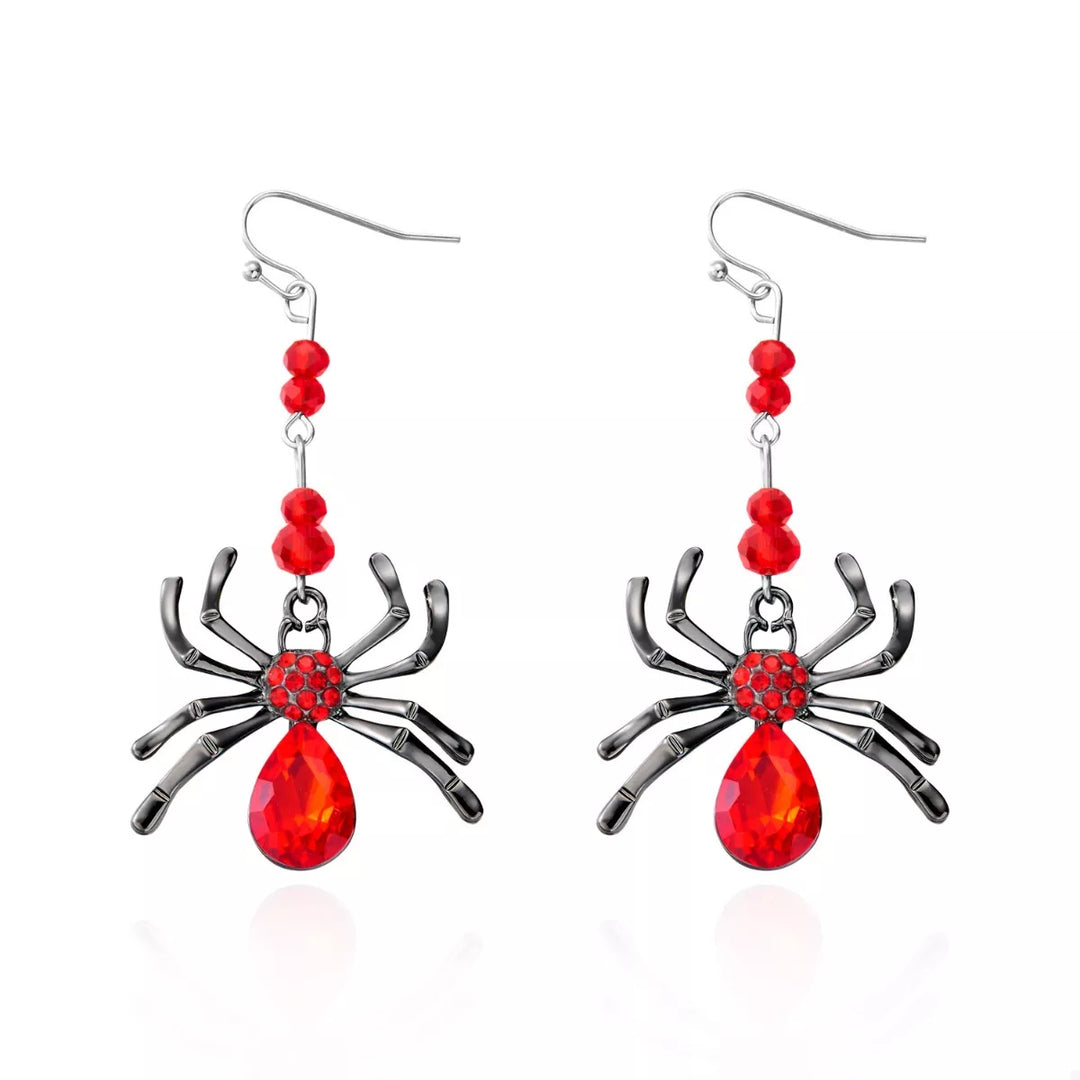 Halloween Spider Dangle Earrings