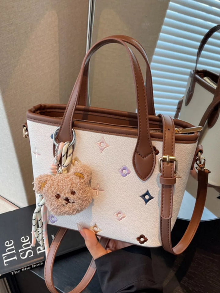 Embroidered Pattern Crossbody Bag