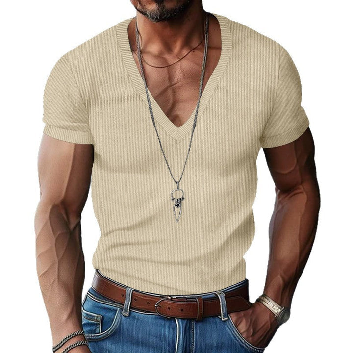 American-style Loose-fit Casual Mens T-shirt
