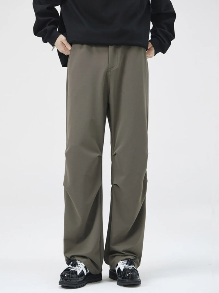 Men's Full Size Wide Leg Relaxed Fit Pants Plus Size