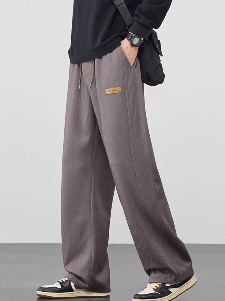 Men's Plus Size Casual Loose Fit Drawstring Pants