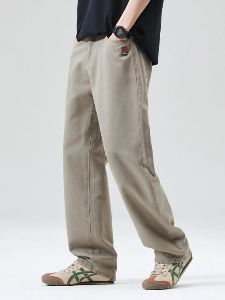 Men's Full Size Wide Leg Pants Plus Size