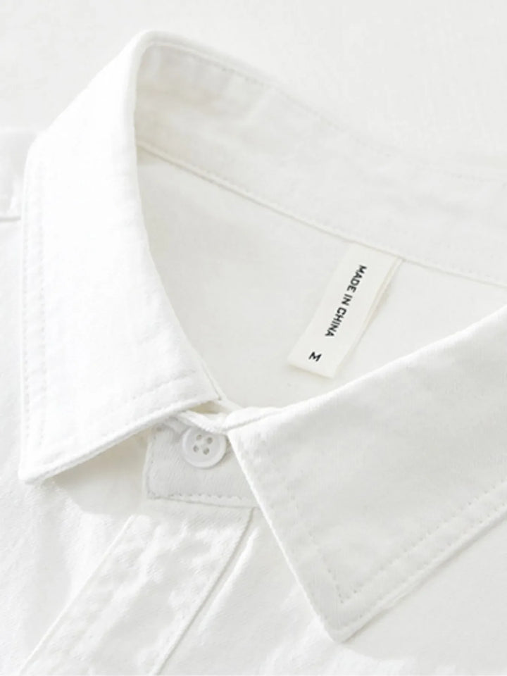 Men's Plus Size Button Up Long Sleeve Shirt