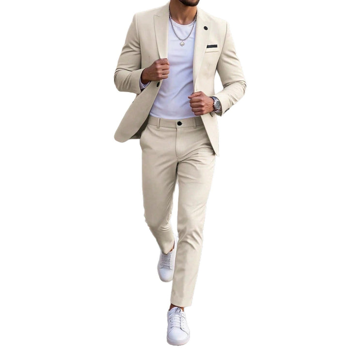 Mens Light Business Evening Suit