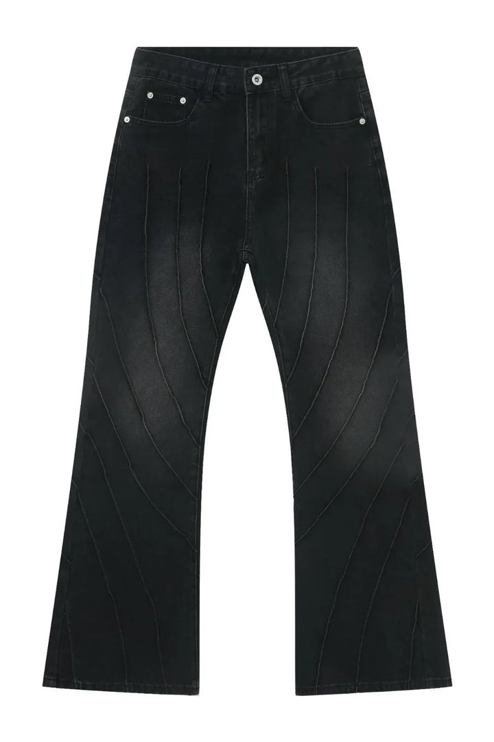 Men's Exposed Seam Jeans with Pockets