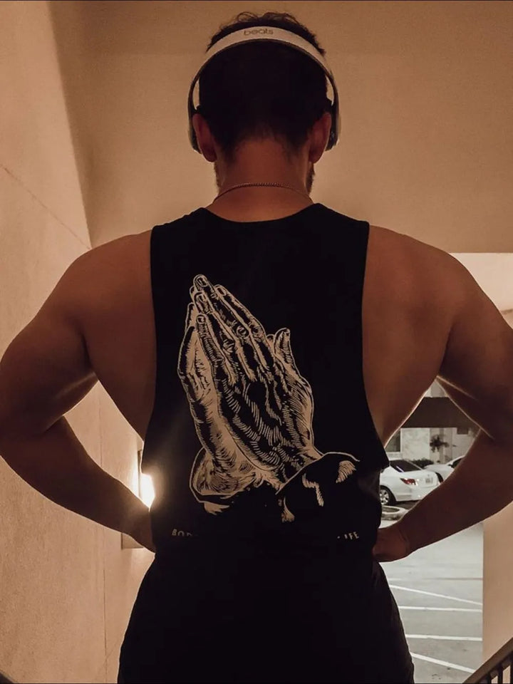 Men's Round Neck Graphic Tank