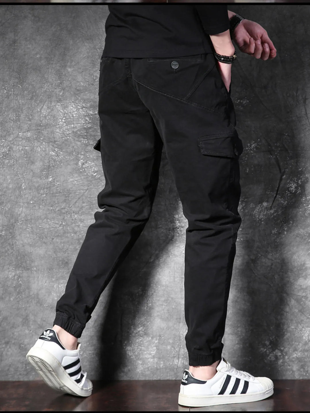 Men's Cargo Pants with Drawstring