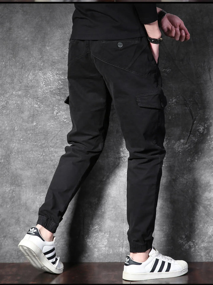 Men's Cargo Pants with Drawstring