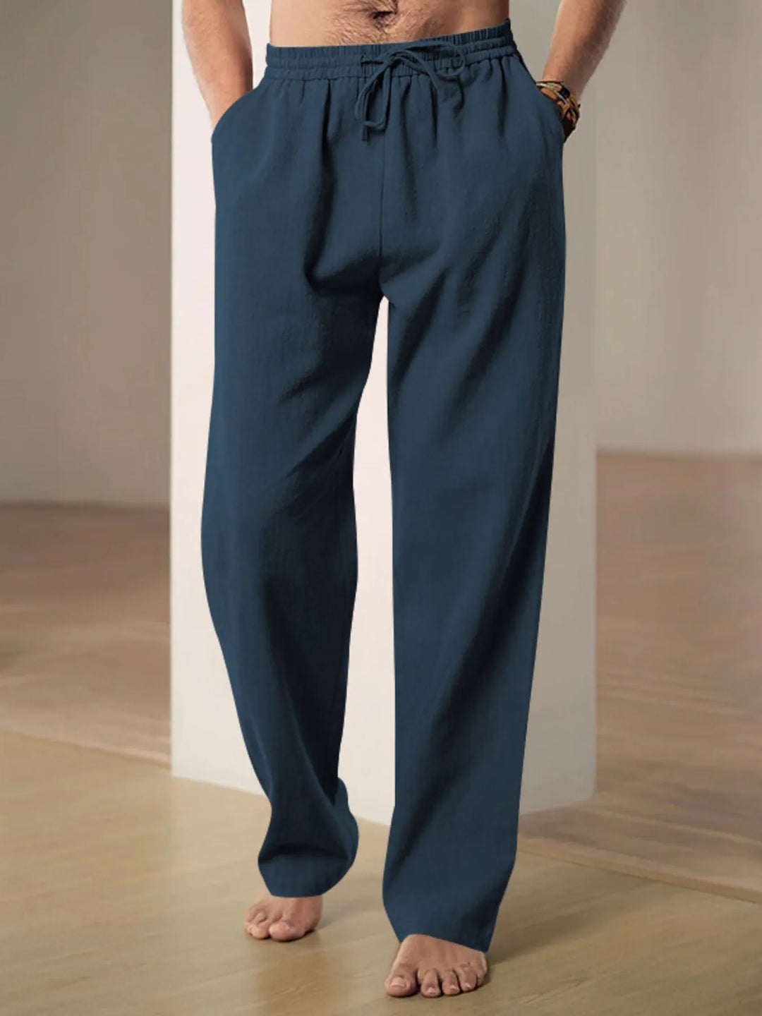 Men's Plus Size Drawstring Loose Fit Pants