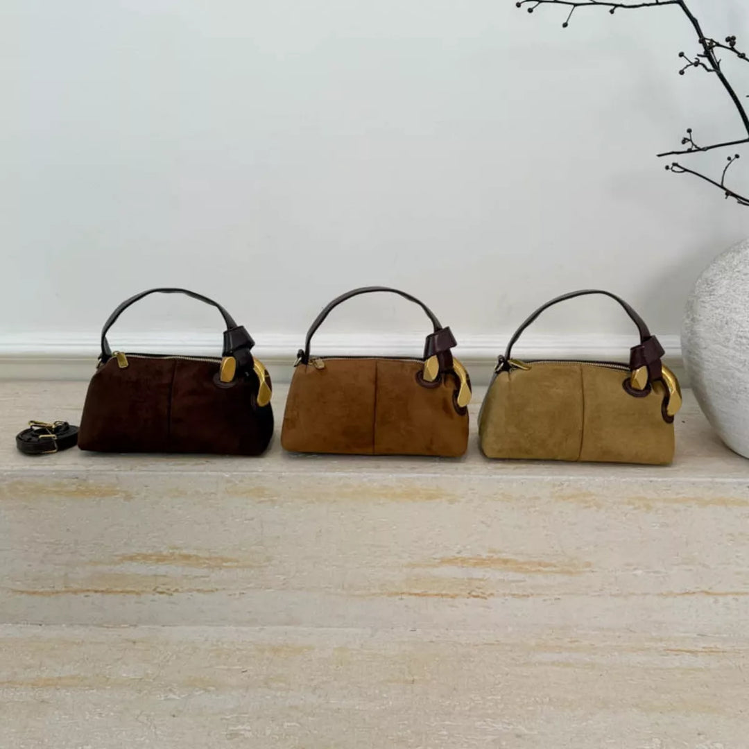 Suede Mini Crossbody Bag