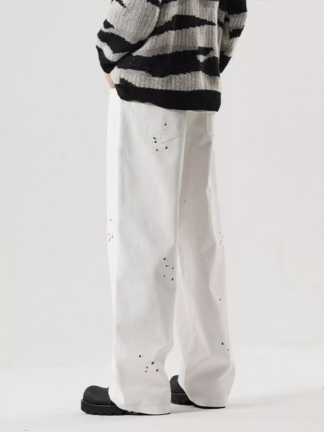 Men's Full Size Wide Leg Jeans Plus Size