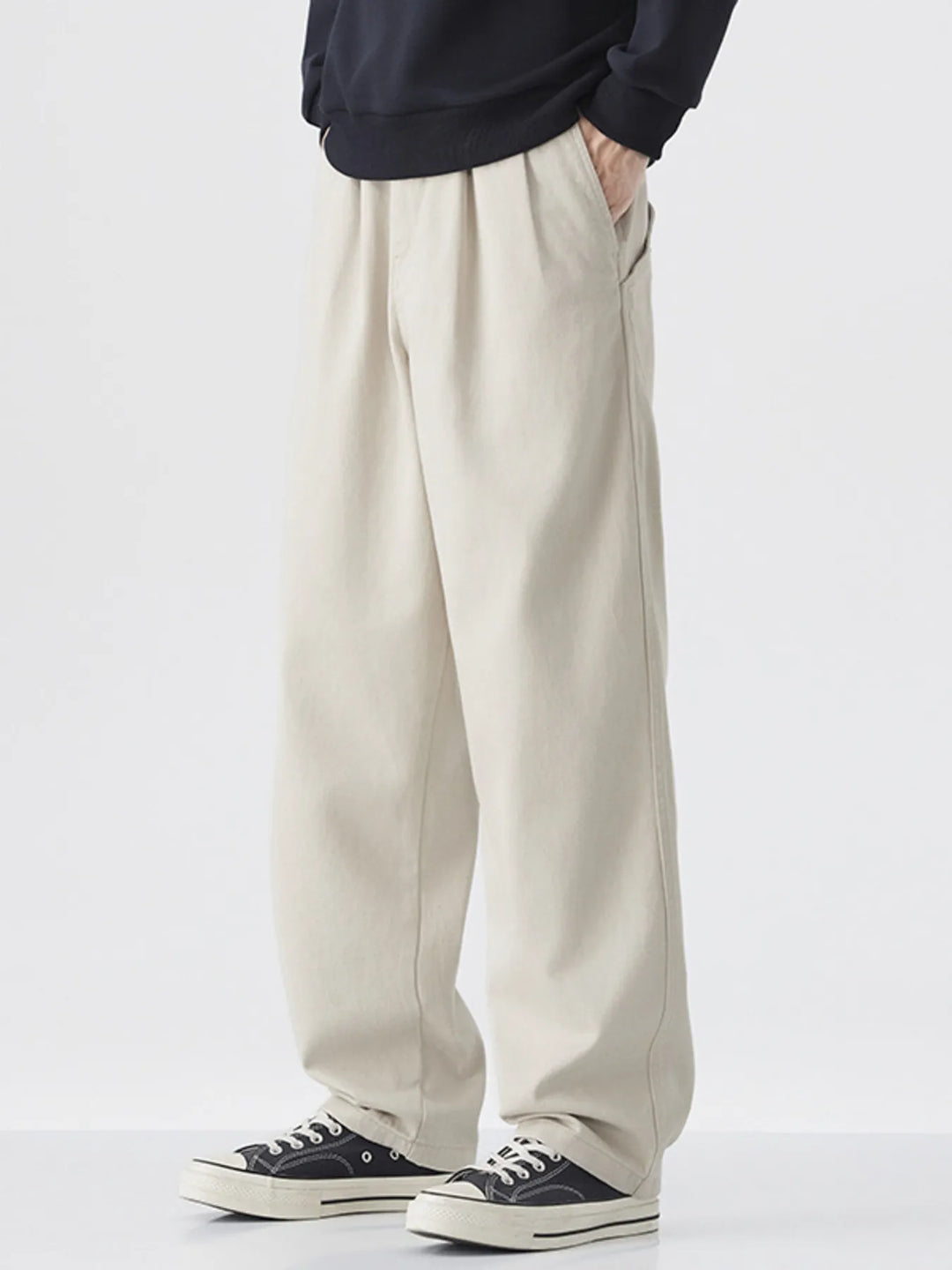 Men's Wide-Leg Casual Pants