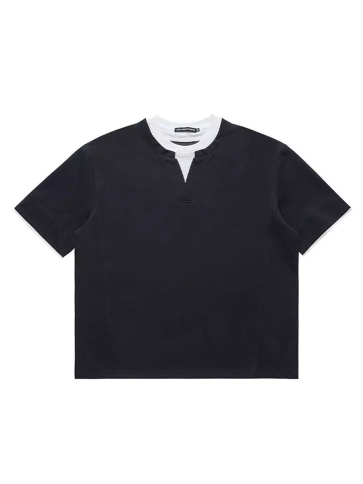 Men's Contrast Trim Short Sleeve T-Shirt