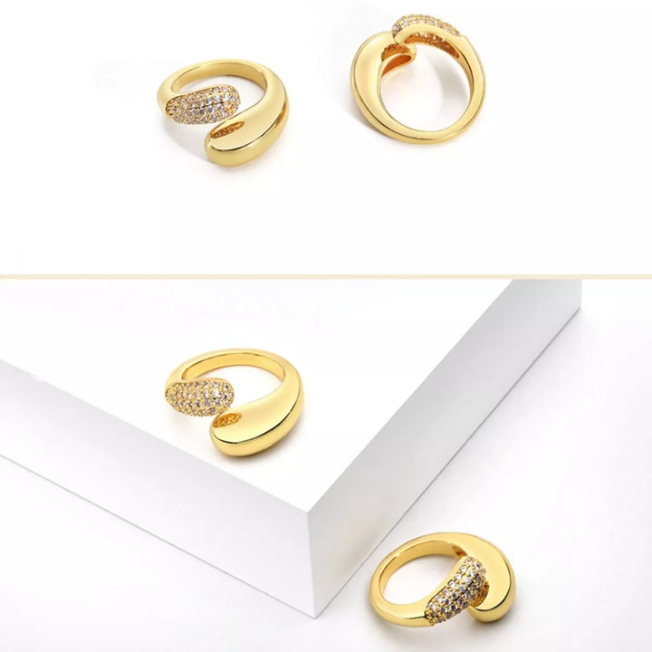 18K Gold-Plated Open Ring