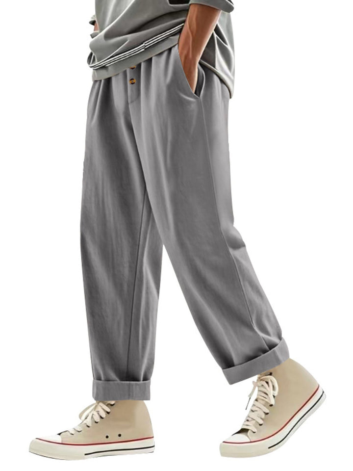 Men's Full Size Drawstring Loose Fit Pants Plus Size