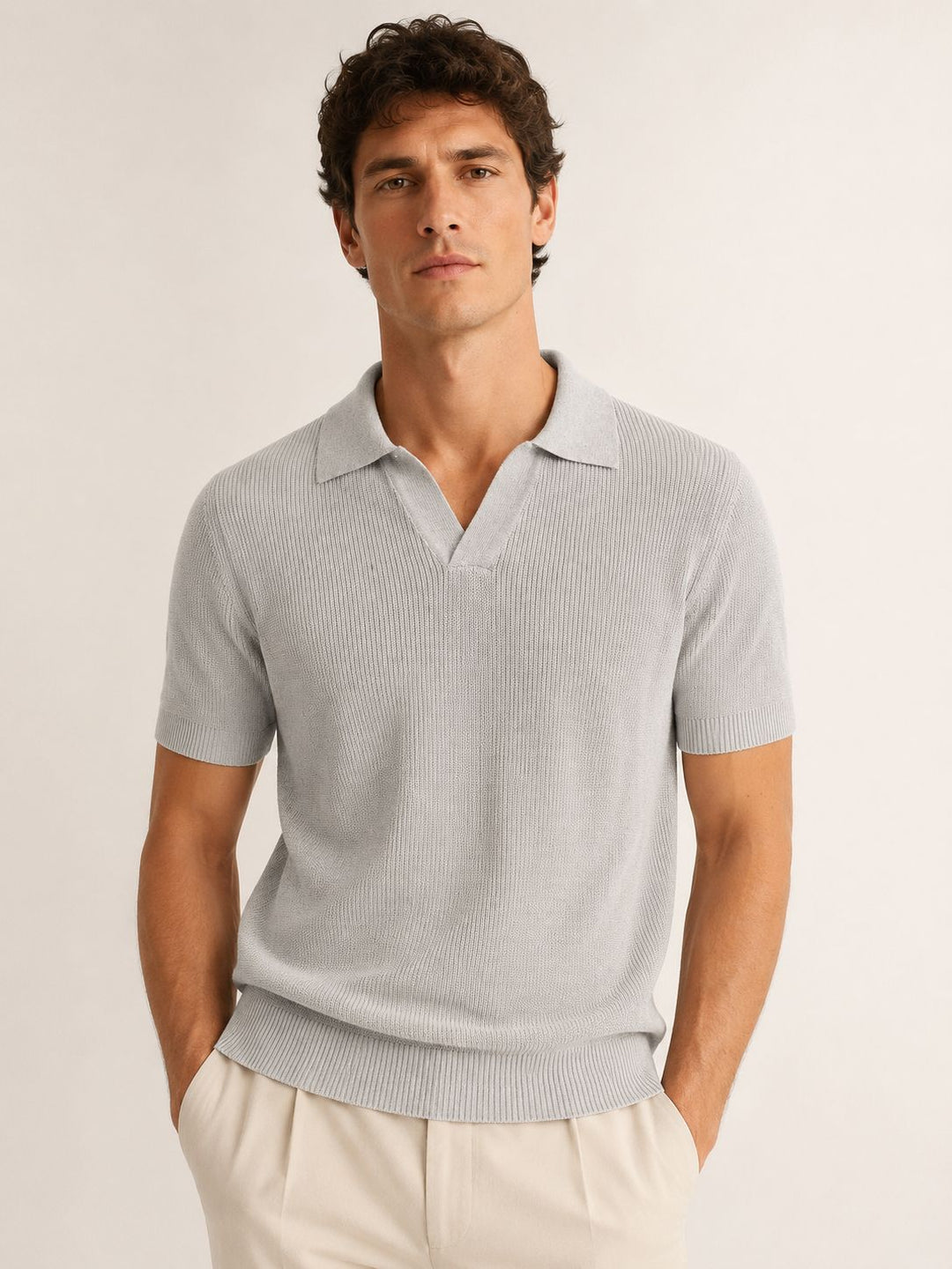 Italian Old Money Casual Breathable Mens