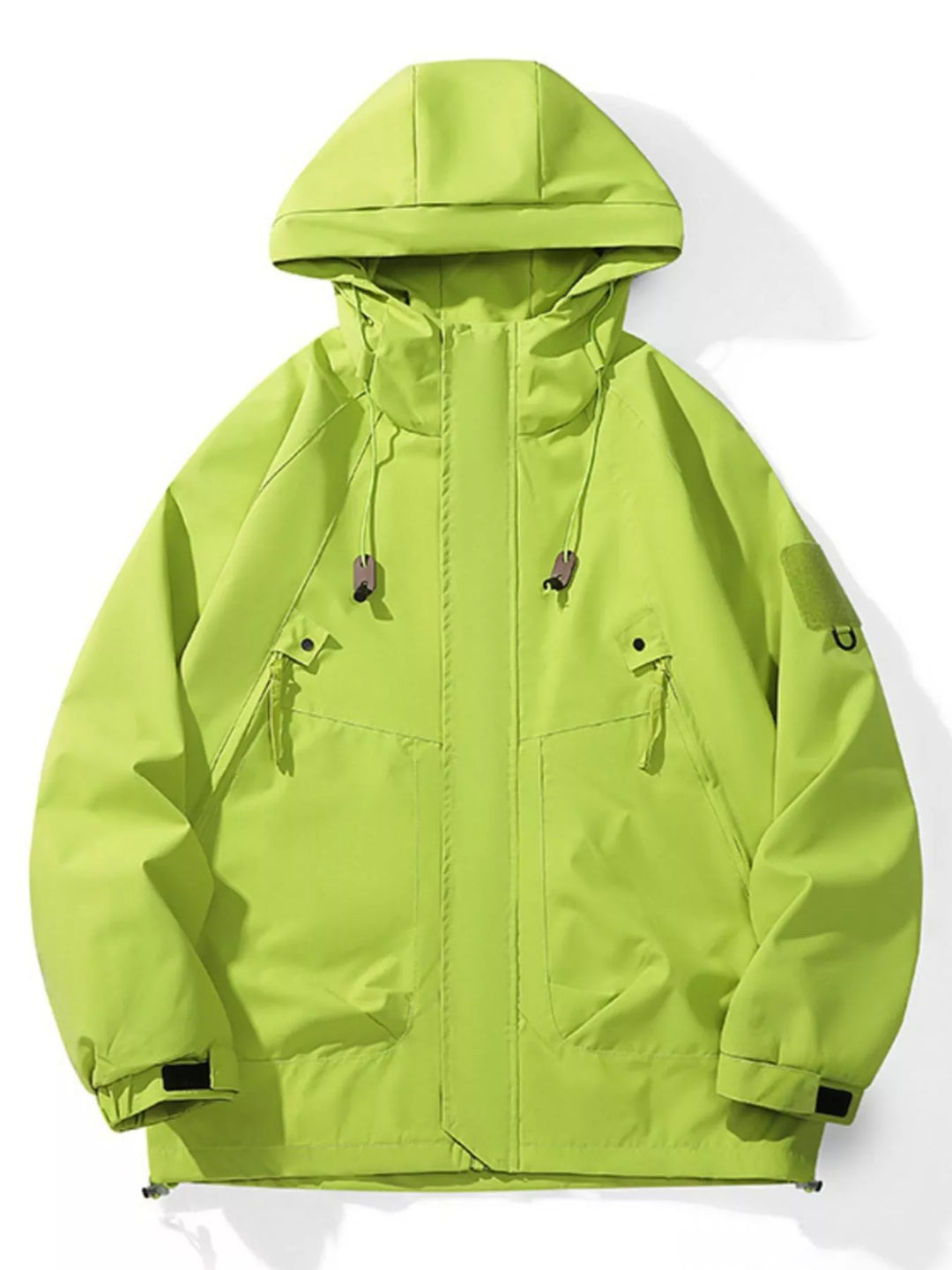 Men's Full Size Hooded Windproof Outdoor Jacket Plus Size