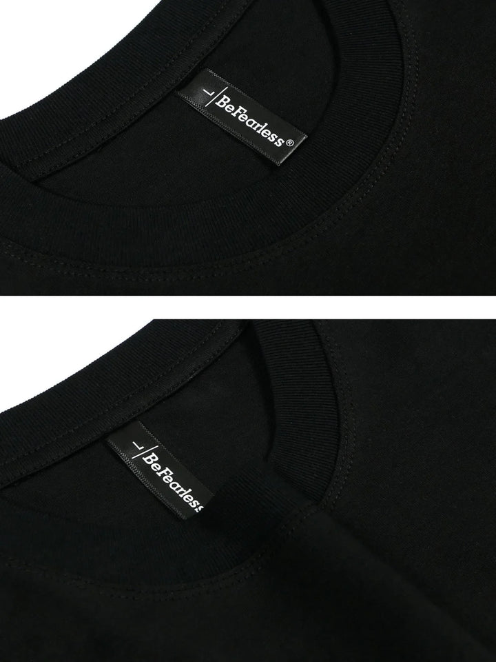 Men's Letter Graphic Round Neck T-Shirt
