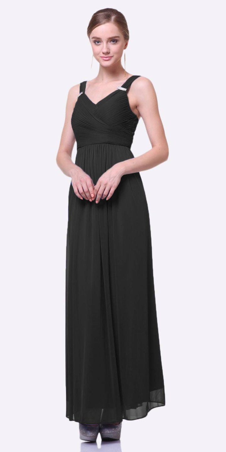 CLEARANCE - Cinderella Divine 3984 Long Chiffon Dress Sleeveless (Size XL)
