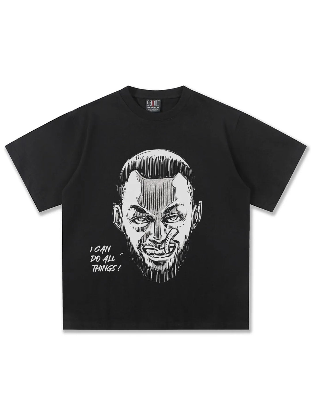 Men's Graphic Round Neck Short Sleeve T-Shirt