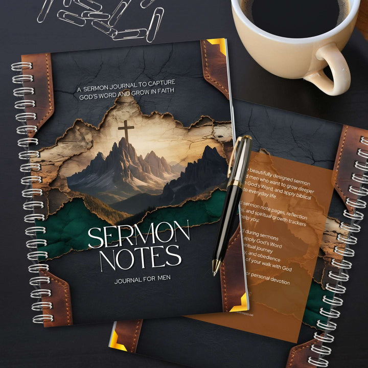 Anchored Notes Sermon Journal for Men
