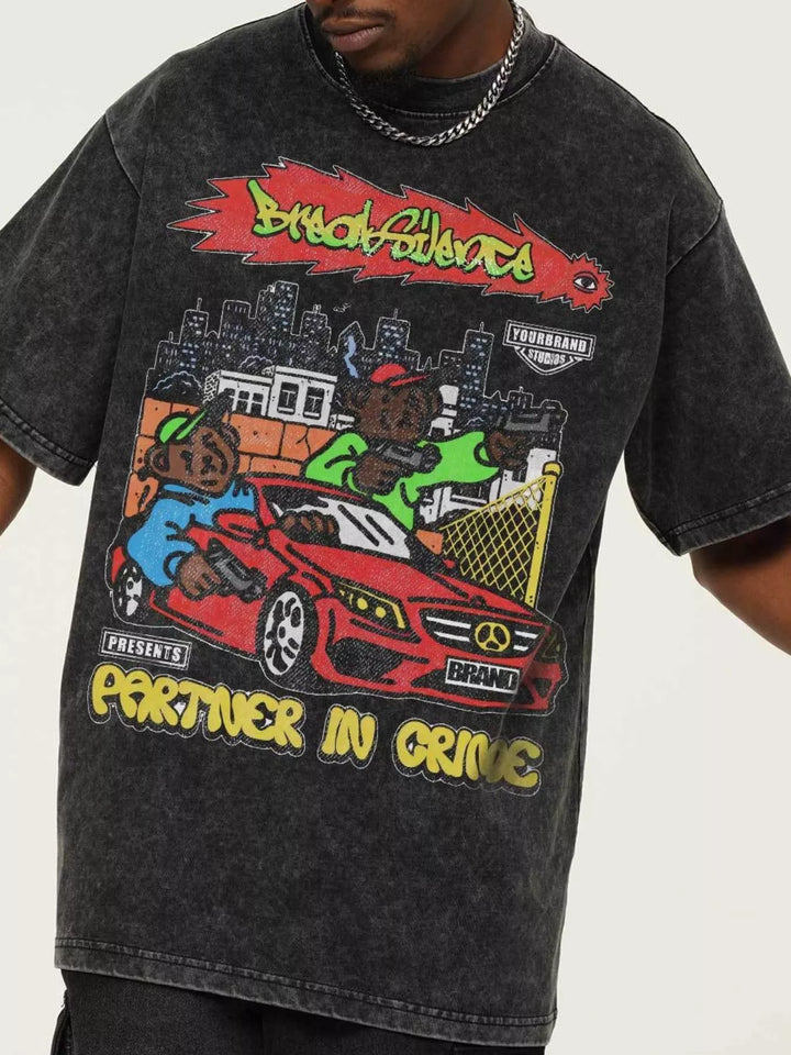 Men's Graphic Crew Neck T-Shirt