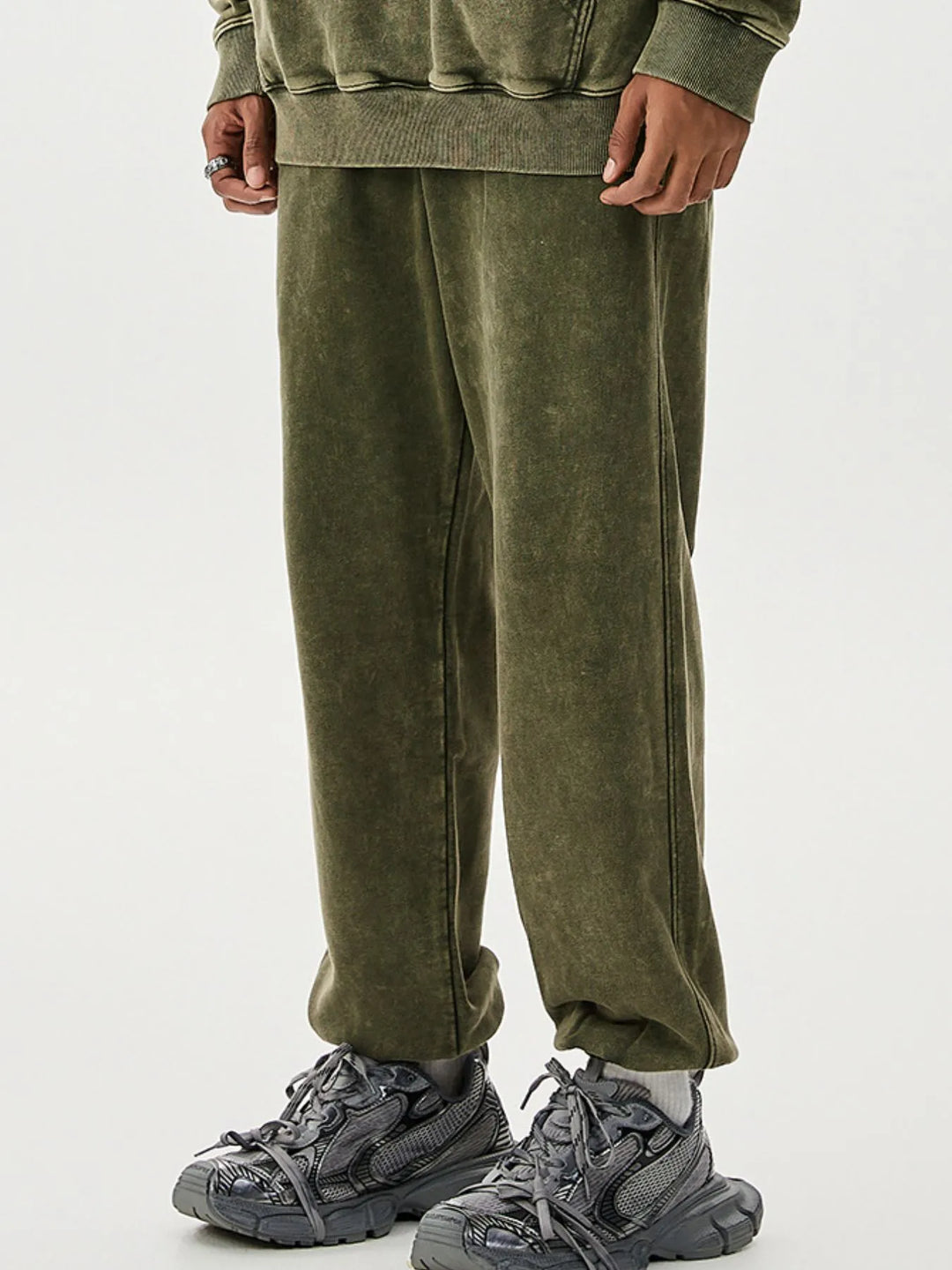 Men's Washed Loose Fit Pants