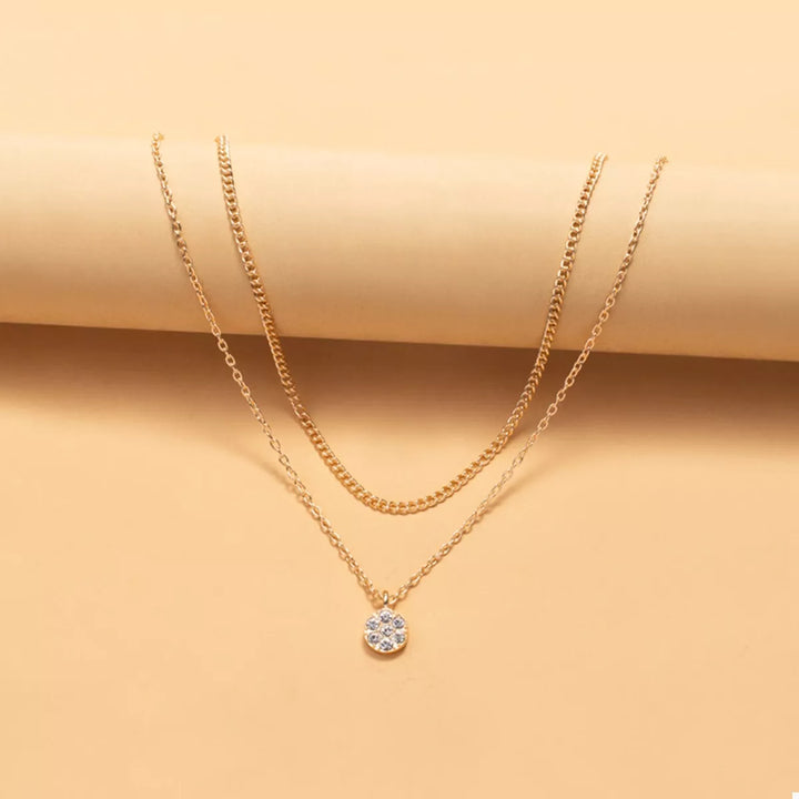Double Layered Pendant Necklace