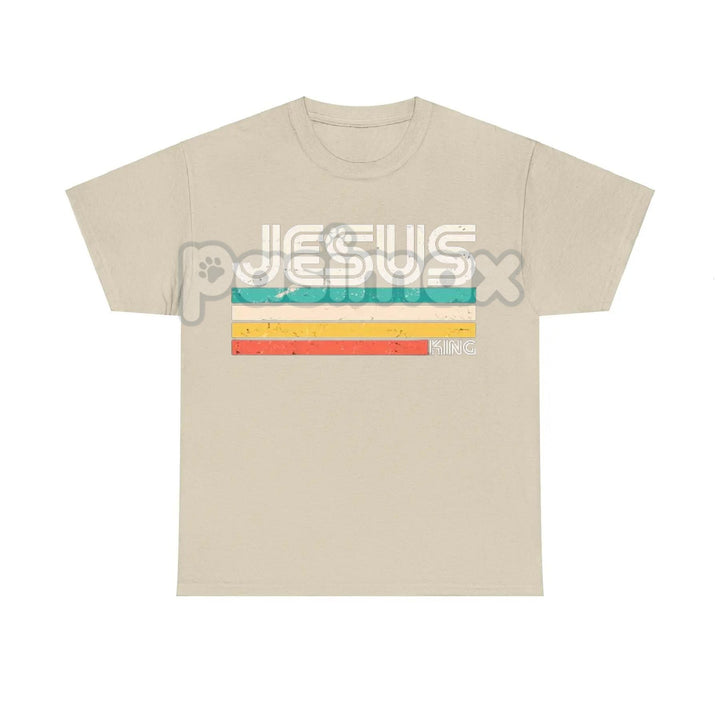 Classic Vintage Jesus Graphic Tee - Retro Faith Menswear Shirt, Timeless Statement Top