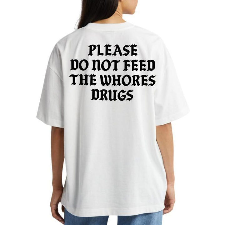"Please Do Not Feed" Funny Graphic Tee - Sarcastic "The Animals" Shirt, Zoo Humor Apparel