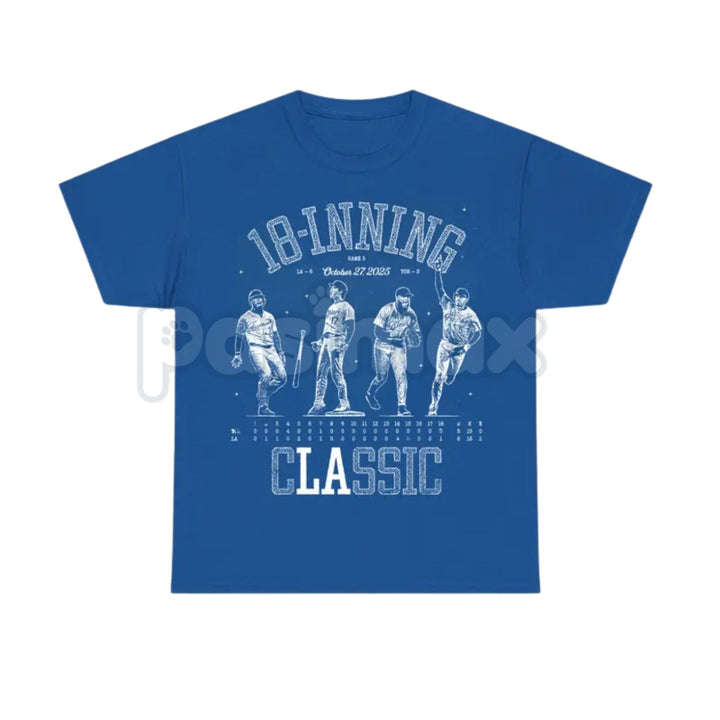 18 Innings of Agony & Glory T-Shirt - Extra Innings Marathon Baseball Tee, Historic Game Fan Apparel, Unisex Endurance Slogan Gift