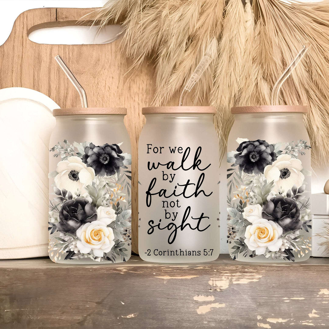 Bible Verse Scripture Cup, Mug & Tumbler with Lid & Straw – Floral Christian Gift for Her