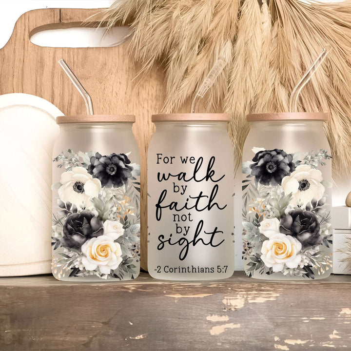 Bible Verse Scripture Cup, Mug & Tumbler with Lid & Straw – Floral Christian Gift for Her