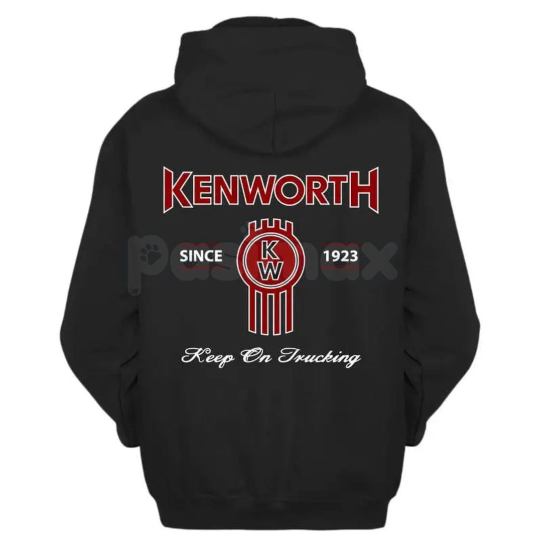 Kenworth Logo Hoodie – Since 1923 Classic Trucker Pullover, Legendary Big Rig Apparel, Unisex