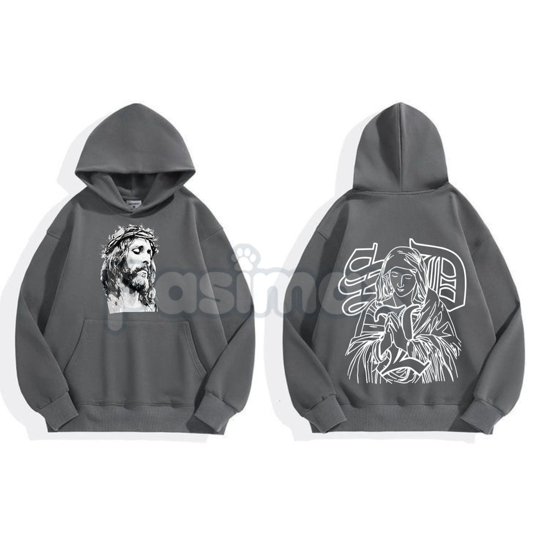 Jesus Hoodie – Faith-Based Christian Apparel, Religious Statement Pullover, Spiritual Worship Gear, Unisex