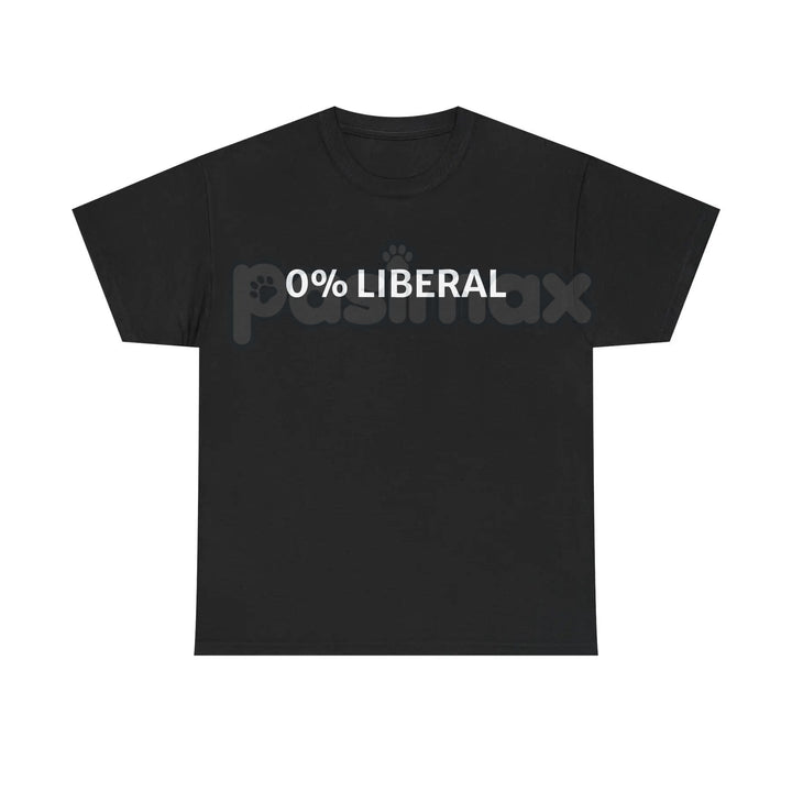 "0 Percent Lib" T-shirt - Funny Political Graphic Tee, Halloween Humor Gift Idea, Conservative Statement Shirt