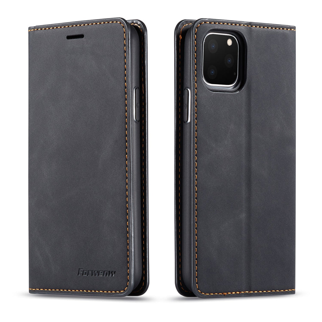 Magnetic Flip Retro Card Wallet Mobile Phone Holster