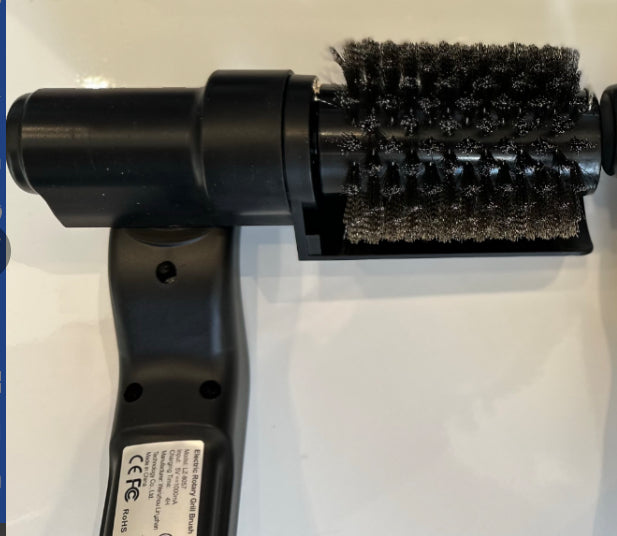 Electric BBQ Brush For Cleaning Heavy Grease And Grime From Grill Grates