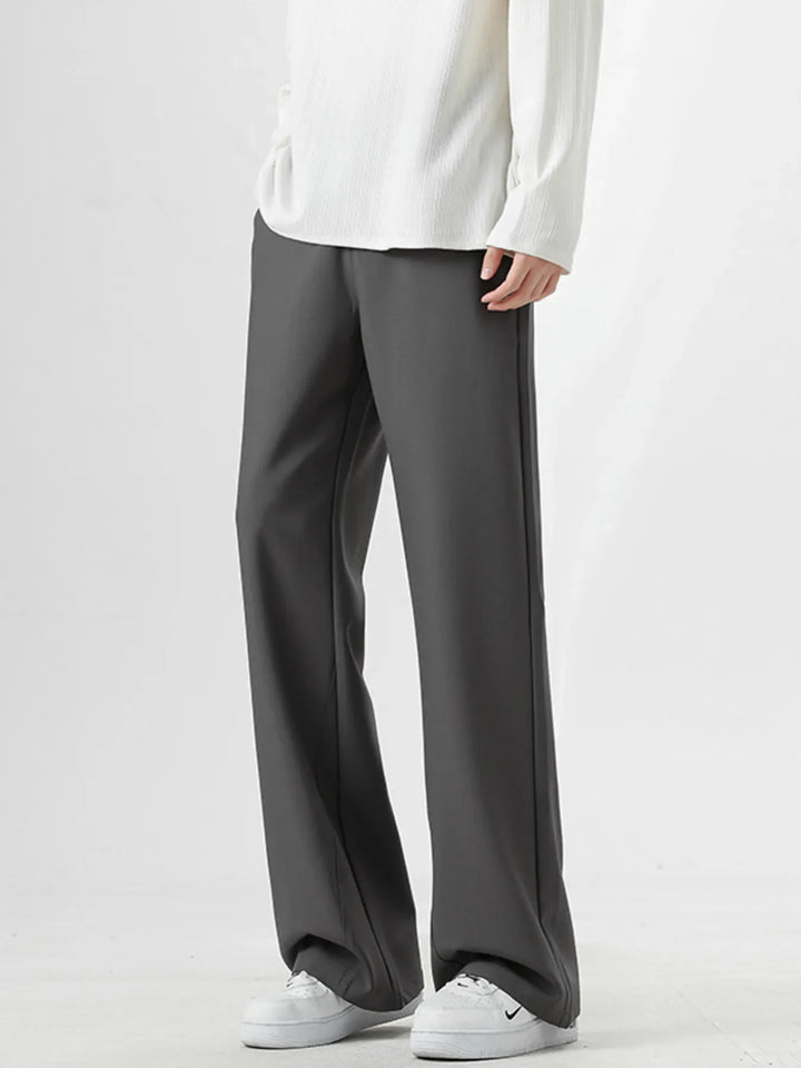 Men's Full Size Basic Style Wide Leg Pants Plus Size