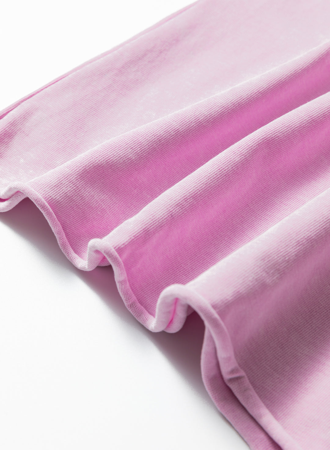 Lavendula Mineral Wash Drop Shoulder Raw Edge Loose Tee